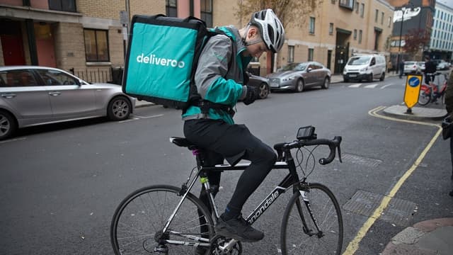 Un livreur Deliveroo (image d'illustration).