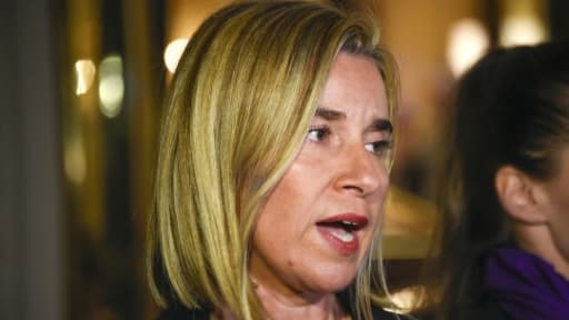 La chef de la diplomatie européenne Federica Mogherini le 29 octobre 2015 à Vienne La chef de la diplomatie européenne Federica Mogherini le 29 octobre 2015 à Vienne