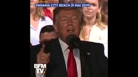 Fusillades: une séquence choc de Donald Trump en meeting refait surface