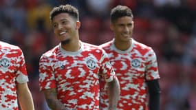 Jadon Sancho et Raphaël Varane