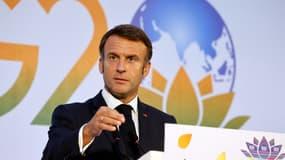 Emmanuel Macron a appelé à "sortir très rapidement et beaucoup plus vite qu'aujourd'hui du charbon", dès "2030".