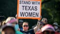Manifestation contre la loi texane limitant très fortement le droit à l'avortement, le 2 octobre 2021, à Austin (Texas)