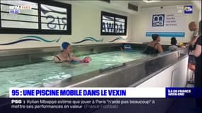 Val-d'Oise: une piscine mobile installée sur la commune de Nucourt