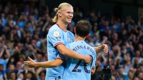 Erling Haaland et Bernardo Silva