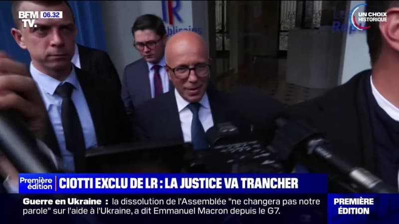 Crise à LR: la justice examine ce vendredi le recours d'Éric Ciotti contre son exclusion