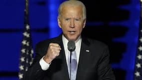 Joe Biden à Wilmington, Delaware, pour son premier discours de président-élu, le 7 novembre 2020