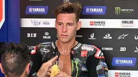 Le pilote Yamaha Fabio Quartararo