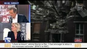 "Pas facile d'être la fille de Jean-Marie Le Pen" témoigne la présidente du FN