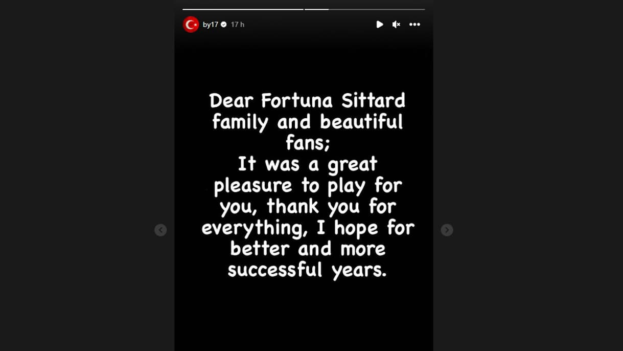 Le mystérieux message de Yilmaz au Fortuna Sittard Le mystérieux message de Yilmaz au Fortuna Sittard