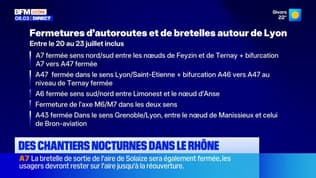 Des chantiers nocturnes dans le Rhône 