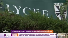 Professeure tuée: l'adolescent de 16 ans en garde à vue 