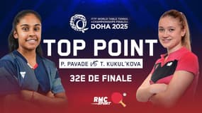 Tennis de table : le joli point de Pavade, qualifiée pour les 16es de finale (Mondiaux 2025)