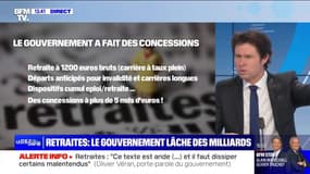 Retraites : le gouvernement lâche des milliards - 01/02