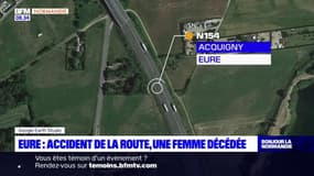 Eure: une femme de 69 ans meurt dans une collision sur la N154
