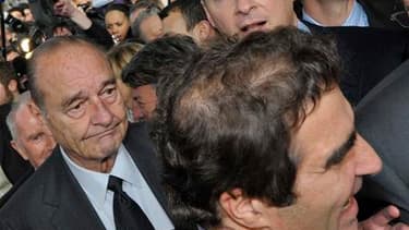 Jacques Chirac au salon de l'agriculture.