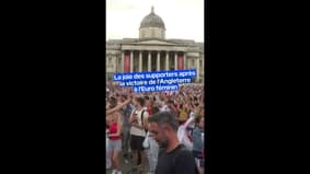 La liesse à Trafalgar Square après la victoire des Anglaises à l'Euro 2022