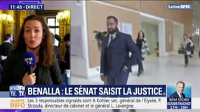 Le Sénat saisit la justice pour les cas d'Alexandre Benalla, Vincent Crase et de trois proches du Président