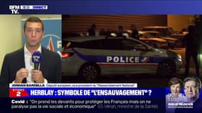 Policiers blessés à Herblay: pour Jordan Bardella, "cet acte est l'énième preuve que l'ensauvagement de notre pays est une réalité"