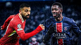 Mohamed Salah face à Ousmane Dembélé avant PSG-Liverpool, en mars 2025 en Ligue des champions
