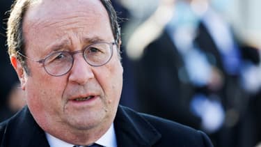 L'ancien président François Hollande, lors des commémorations du 11 novembre 
2021 à Paris