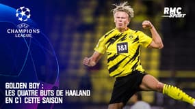 Golden Boy : Les quatre buts de Haaland en C1 cette saison 