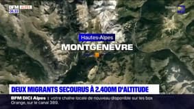 Montgenèvre: deux migrants secourus à 2400 mètres d'altitude