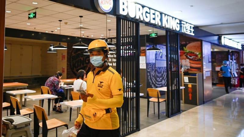 Un restaurant Burger King à Beijing
