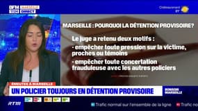 Policier en détention à Marseille: l'agent toujours en détention provisoire, 