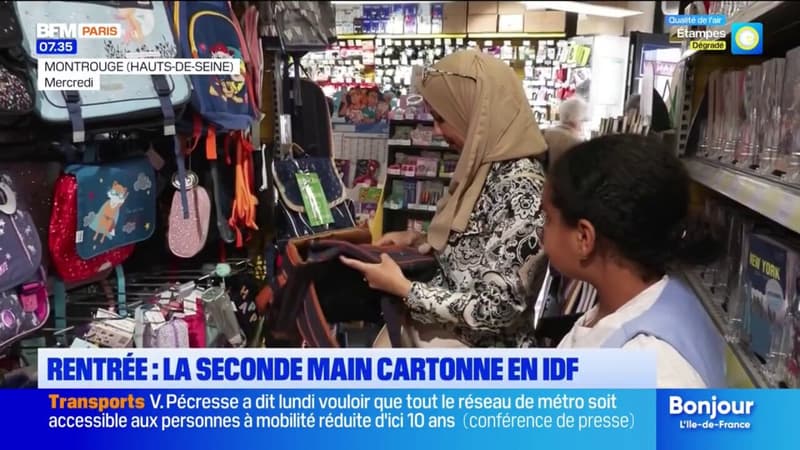 Île-de-France: les magasins de fournitures scolaires proposent désormais des produits de seconde main