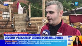 Dévoluy: le restaurant "Le Chalet" se déguise pour Halloween