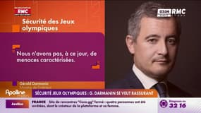 Sécurité Jeux Olympiques : Gérald Darmanin se veut rassurant 