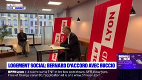 Logement social: Bruno Bernard d'accord avec Fabienne Buccio