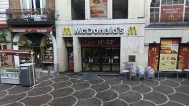 L'un des fast-food McDonald's, à Lille.