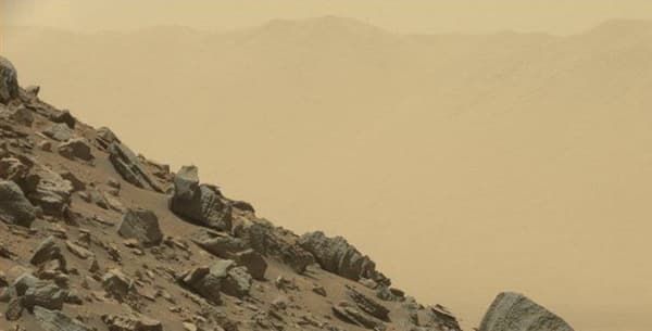 Photo fournie la NASA, prise sur Mars le 8 septembre 2016. Photo fournie la NASA, prise sur Mars le 8 septembre 2016.