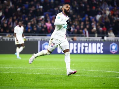 Alexandre Lacazette avec l'OL en 2024.