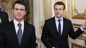 Manuel Valls et Emmanuel Macron