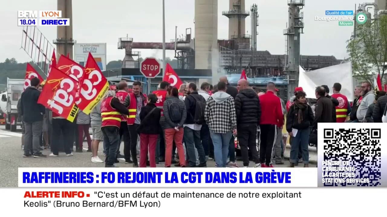 Raffineries : Fo Rejoint La Cgt Dans La Grève