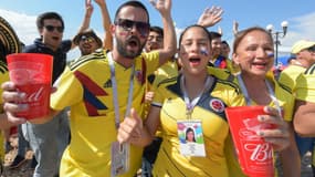 Des supporters colombiens. Photo d'illustration