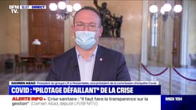 Damien Abad, vice-président de la commission d'enquête Covid: "La lourdeur administrative a freiné la politique de tests"