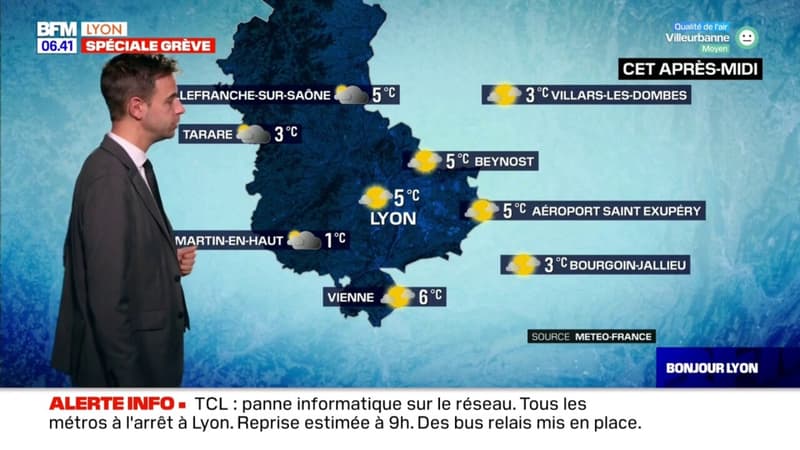 Météo Rhône: un risque de pluies verglaçantes dans la matinée de jeudi avant le retour du soleil
