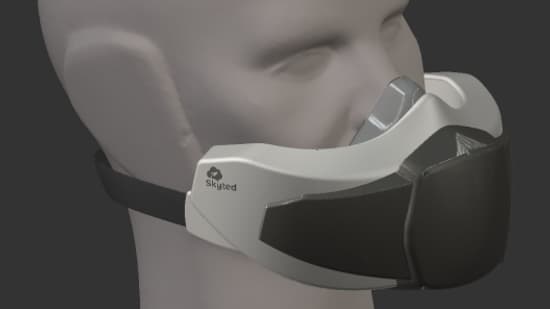 Le masque Skyted pour parler des appels en toute discrétion