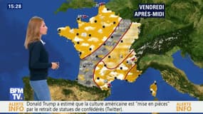 La météo du vendredi 18 août 2017