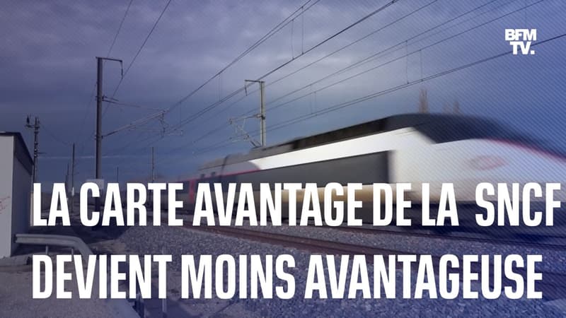 La carte Avantage de la SNCF devient moins avantageuse à partir de ce mardi