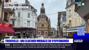 Trouville: un clocher menace de s'effondrer, les abords de l'édifice interdits