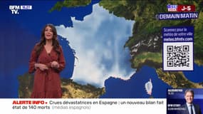 La météo pour ce vendredi 1er novembre 2024