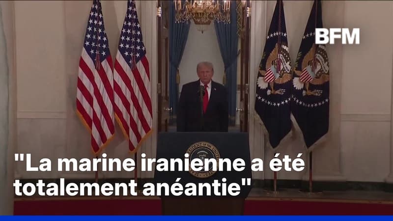 Guerre au Moyen-Orient: "La marine iranienne a été totalement anéantie" (Donald Trump)