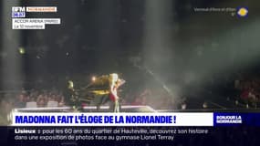 "Le meilleur du monde": en concert à Paris, Madonna fait l'éloge de la Normandie et de son beurre