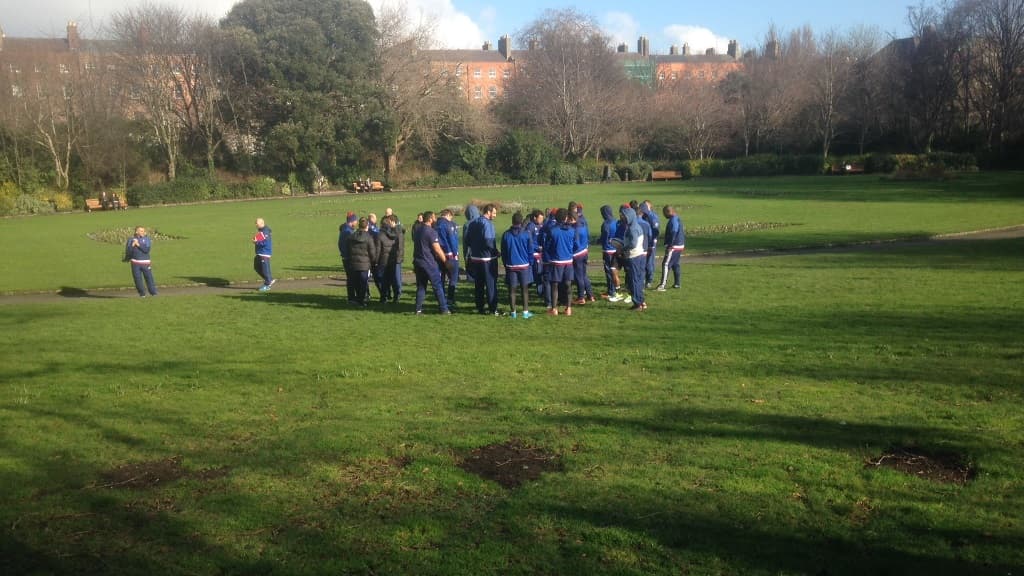 Les Bleus en balade il y a quelques minutes Les Bleus en balade il y a quelques minutes