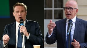 Le président de Debout la France, Nicolas Dupont-Aignan, et celui de l'Union des Droites pour la République, Éric Ciotti. Photo d'illustration 