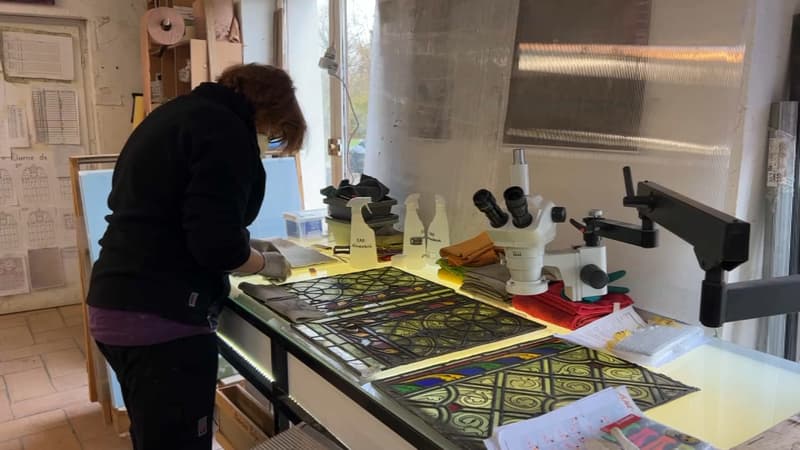 "C'est un honneur": des vitraux de Notre-Dame de Paris restaurés dans un petit atelier rhodanien